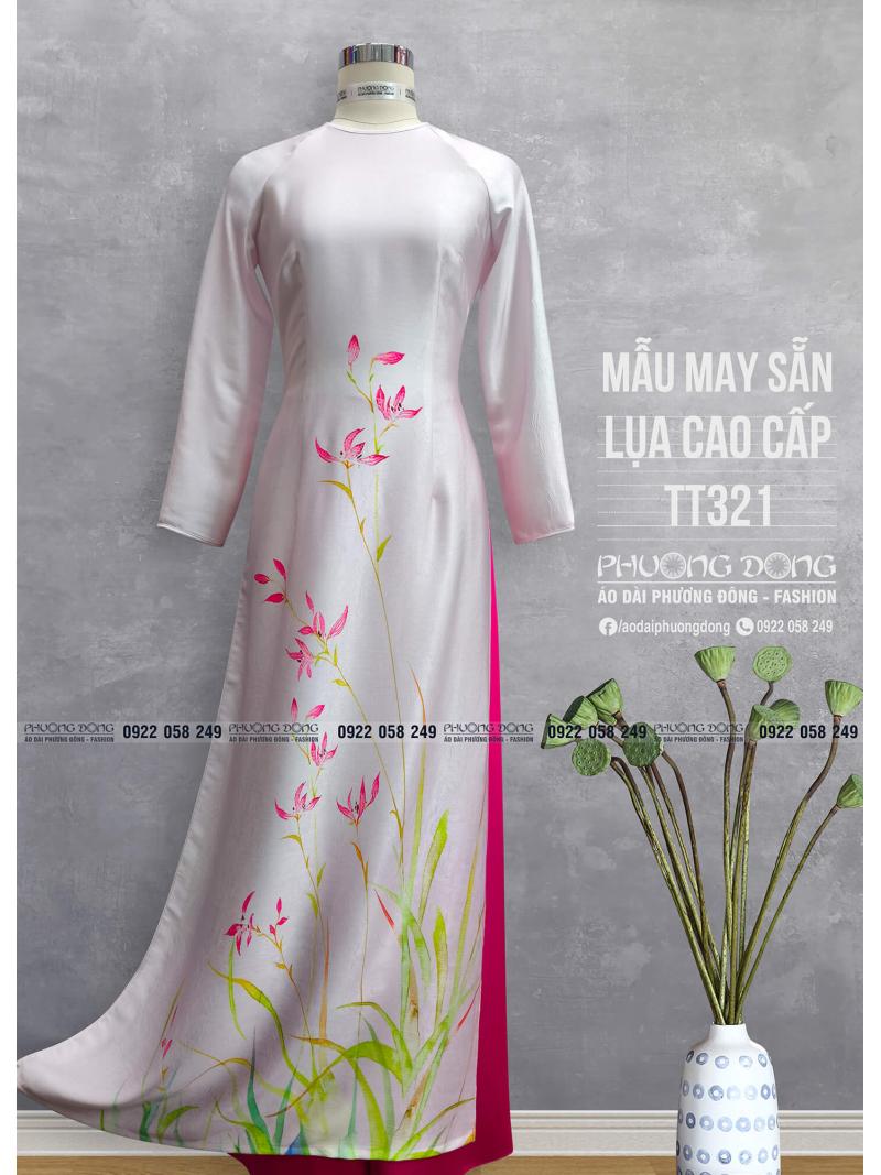Áo Dài Truyền Thống Lụa Cao Cấp TT321 Áo Dài Truyền Thống Lụa Cao Cấp TT321